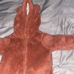 Fluffy winter onesie